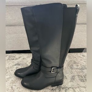 NWOT Black Riding Boots
